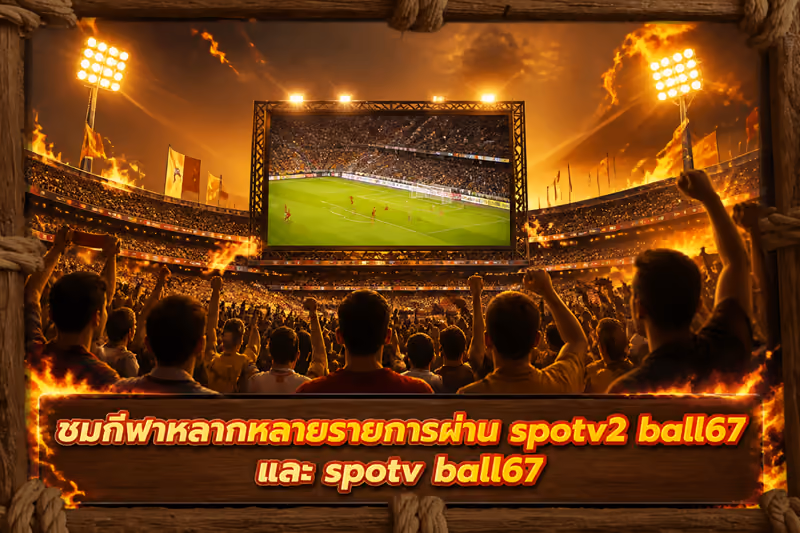 ชมกีฬาหลากหลายรายการผ่าน spotv2 ball67 และ spotv ball67