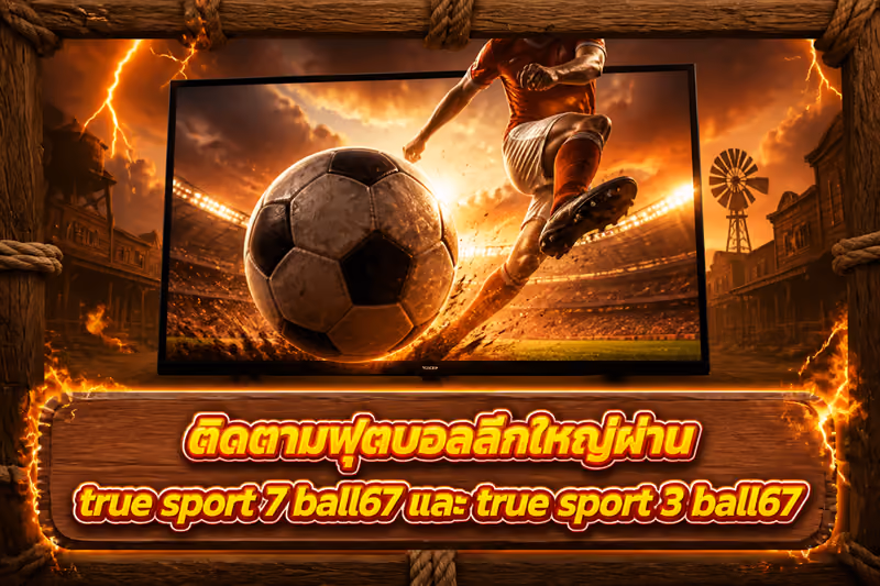 ติดตามฟุตบอลลีกใหญ่ผ่าน true sport 7 ball67 และ true sport 3 ball67